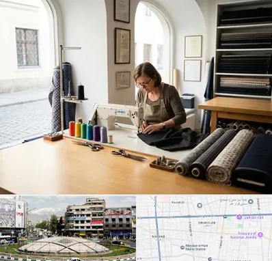 کارگاه خیاطی در مرکز تهران 