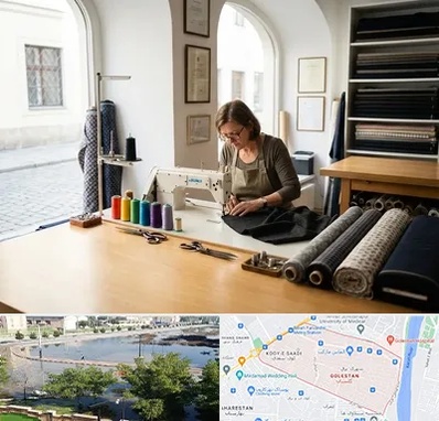 کارگاه خیاطی در گلستان اهواز 