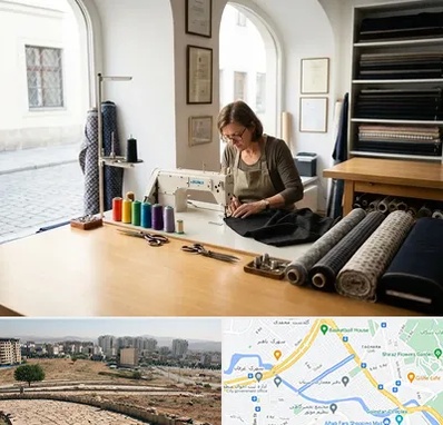 کارگاه خیاطی در کوی وحدت شیراز