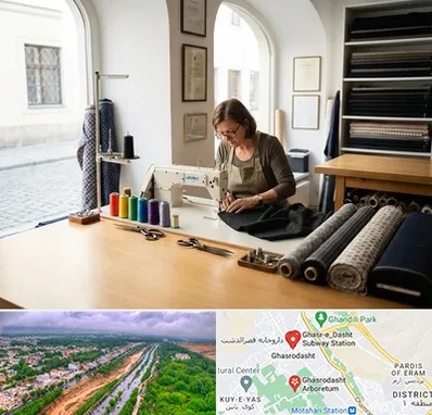 کارگاه خیاطی در قصرالدشت شیراز