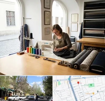 کارگاه خیاطی در کوی فیروز تبریز