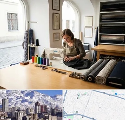 کارگاه خیاطی در ازگل 