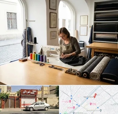 کارگاه خیاطی در باجک قم