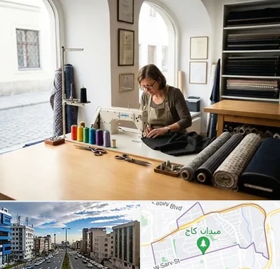 کارگاه خیاطی در سعادت آباد