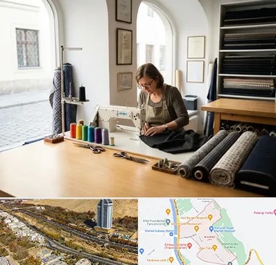 کارگاه خیاطی در خیابان نیایش شیراز