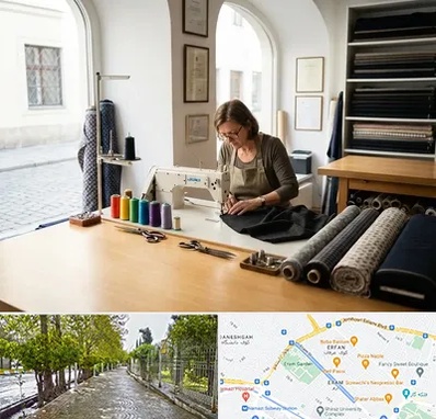 کارگاه خیاطی در خیابان ارم شیراز