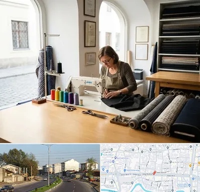 کارگاه خیاطی در ضیابری رشت 