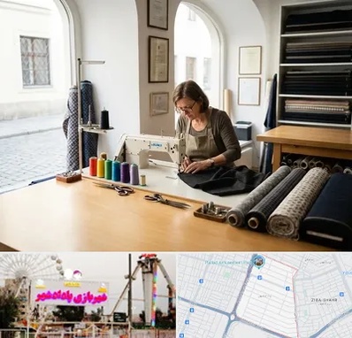 کارگاه خیاطی در پادادشهر اهواز 