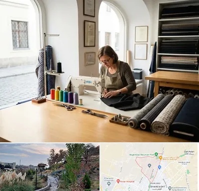 کارگاه خیاطی در باغستان کرج