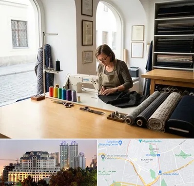 کارگاه خیاطی در فرشته 