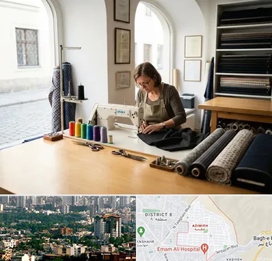 کارگاه خیاطی در عظیمیه کرج