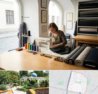 کارگاه خیاطی در باغمیشه تبریز