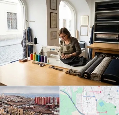 کارگاه خیاطی در سهند تبریز