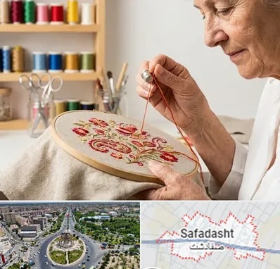 گلدوزی در صفادشت
