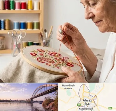 گلدوزی در اهواز