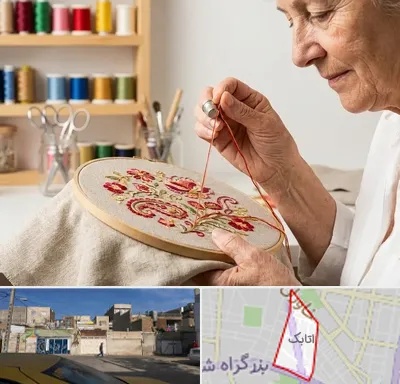 گلدوزی در اتابک