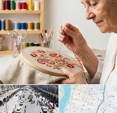 گلدوزی در نادری اهواز 