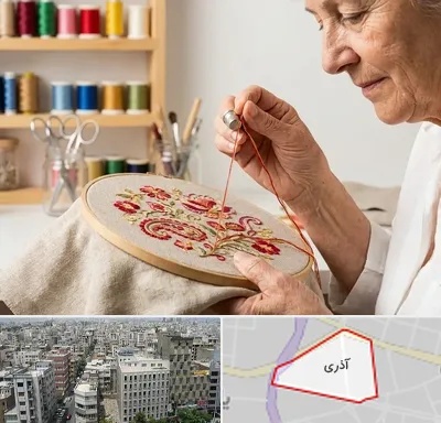 گلدوزی در آذری
