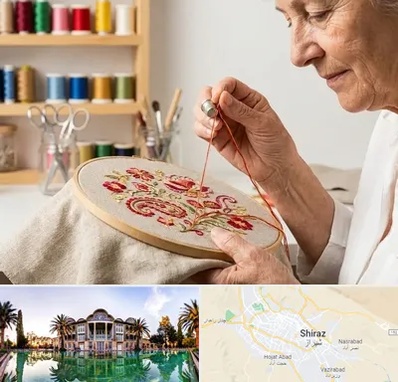 گلدوزی در شیراز