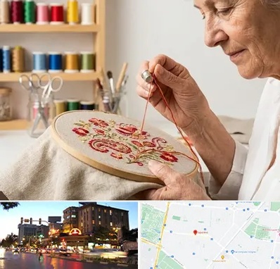 گلدوزی در بلوار سجاد مشهد 