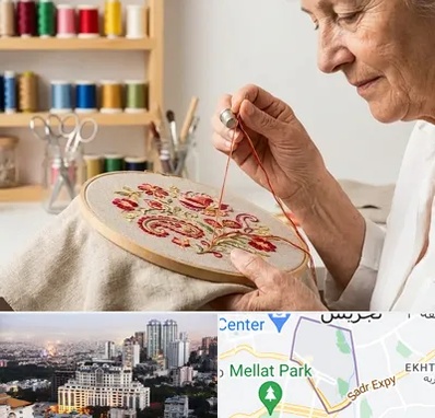 گلدوزی در الهیه 