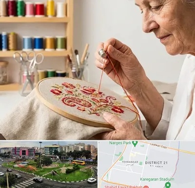 گلدوزی در تهرانسر