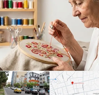 گلدوزی در هفده شهریور تبریز