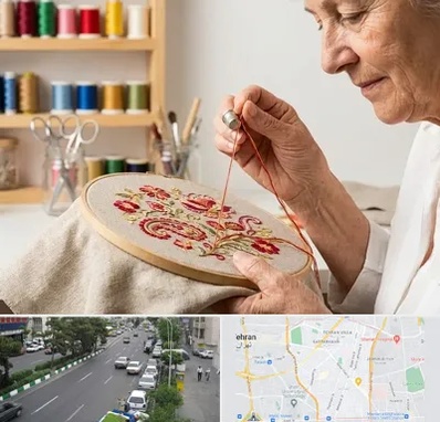 گلدوزی در ستارخان