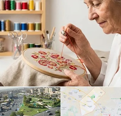 گلدوزی در کمال شهر کرج 