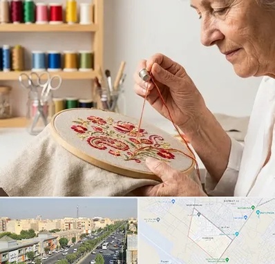 گلدوزی در کیانمهر کرج 