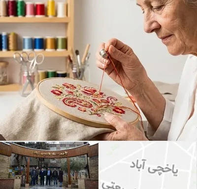 گلدوزی در یاخچی آباد