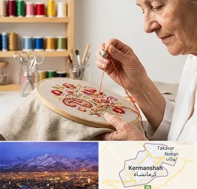 گلدوزی در کرمانشاه