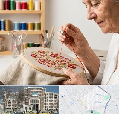 گلدوزی در طلاب مشهد 