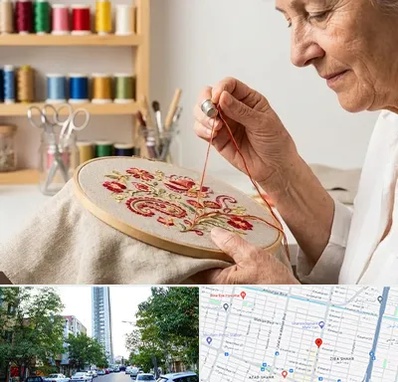 گلدوزی در امامت مشهد 