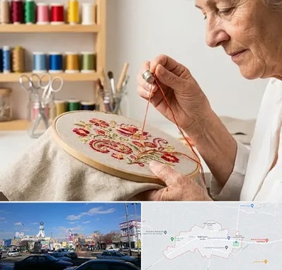 گلدوزی در ماهدشت کرج 