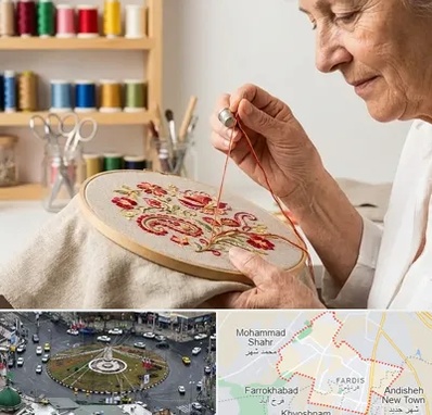 گلدوزی در فردیس کرج