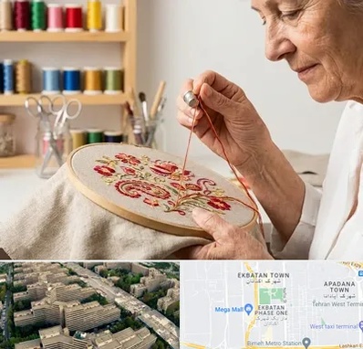 گلدوزی در اکباتان