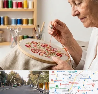 گلدوزی در شریعتی