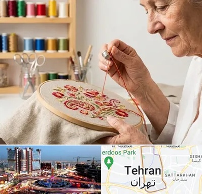 گلدوزی در صادقیه