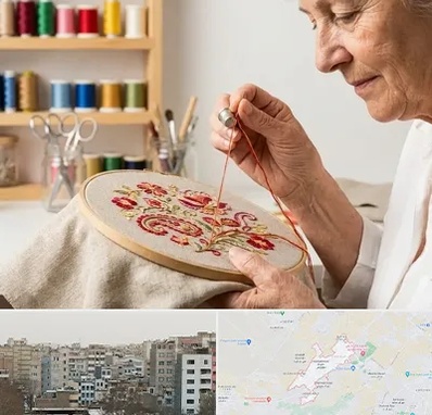 گلدوزی در محمد شهر کرج 