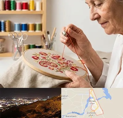 گلدوزی در میناب