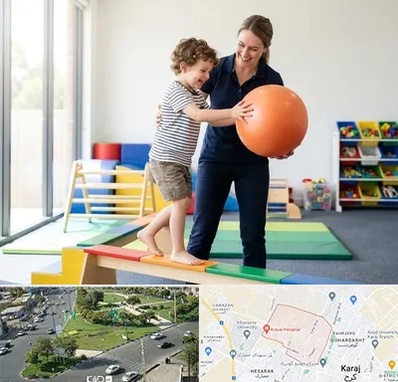فیزیوتراپی کودکان در شاهین ویلا کرج 