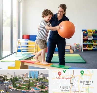 فیزیوتراپی کودکان در ونک 