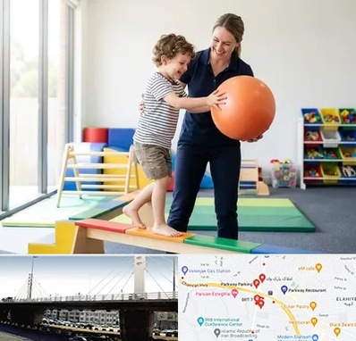 فیزیوتراپی کودکان در پارک وی 