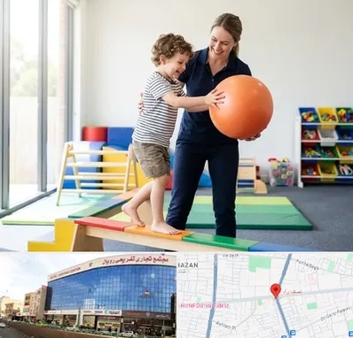 فیزیوتراپی کودکان در نصف راه تبریز 