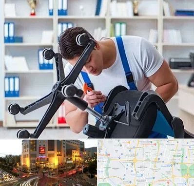 تعمیر صندلی کامپیوتر در جنت آباد تهران 
