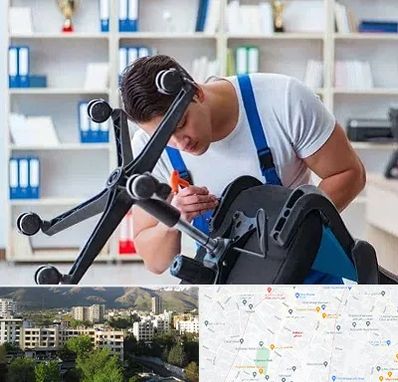 تعمیر صندلی کامپیوتر در دیباجی