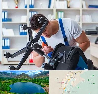 تعمیر صندلی کامپیوتر در رودبار