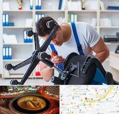 تعمیر صندلی کامپیوتر در میدان ولیعصر