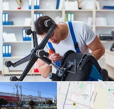 تعمیر صندلی کامپیوتر در فاز دو اندیشه